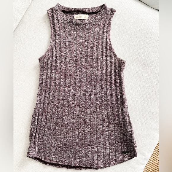 Hollister Heather Knit High Neck Top - Size S - Picture 7 of 10